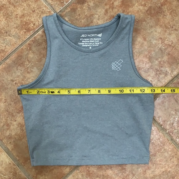 Jed North Gray Top Size S - Picture 3 of 5